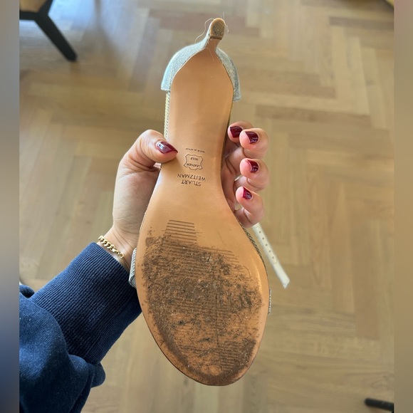 Stuart Weitzman Metallic Heel - Picture 3 of 3